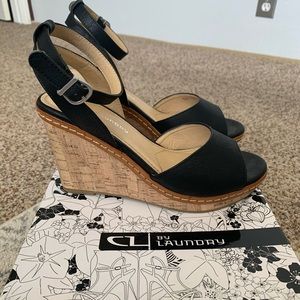 Black Wedge shoes